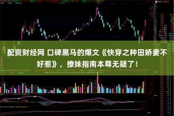 配资财经网 口碑黑马的爆文《快穿之种田娇妻不好惹》，撩妹指南本尊无疑了！